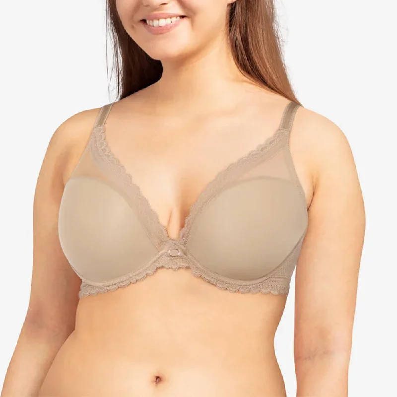 Chantelle Parisian Allure Plunge T-Shirt Bra 2232 Ultra Nude