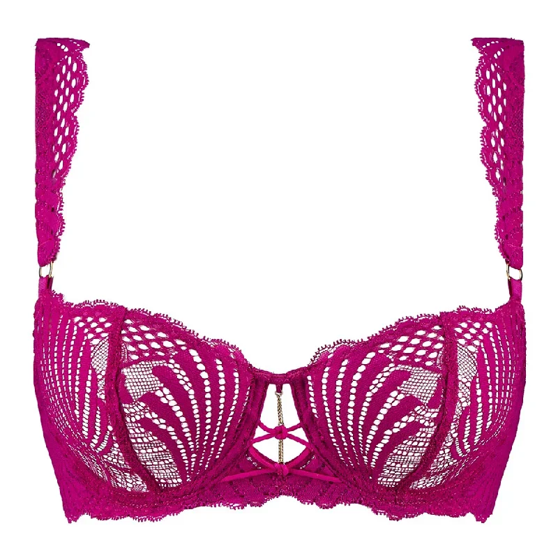 Rhythm of Desire Half Cup Bra Radiant Pink