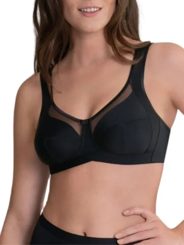 Clara Comfort Soft Bra - Black