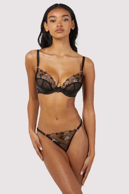 aria-black-and-gold-lace-plunge-bra