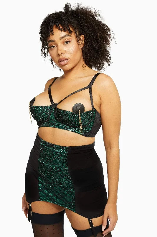 bettie-page-emerald-green-lace-1-4-cup-bra