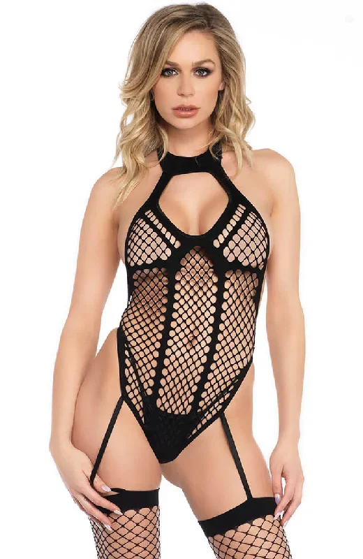 black-keyhole-halter-bodysuit-stop-talking