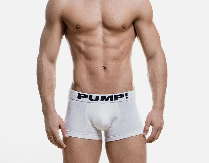 Boxer court Pump Classique blanc