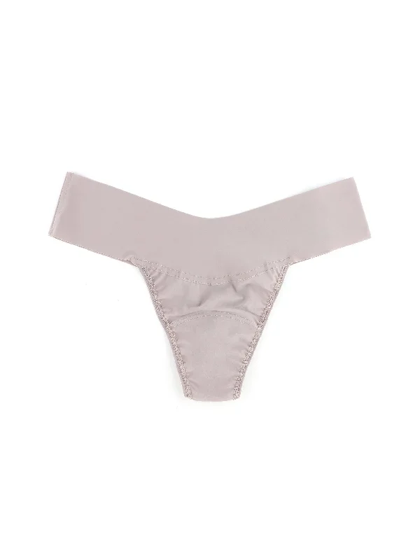 BreatheSoft Natural Rise Thong Evening Grey