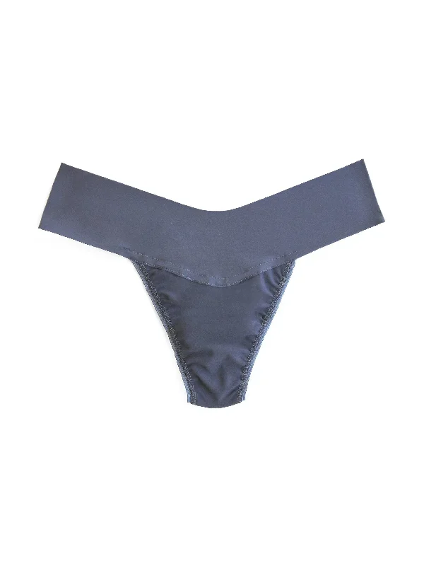 BreatheSoft Natural Rise Thong Granite Grey