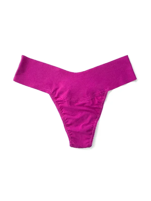 BreatheSoft Natural Rise Thong Hot Fuchsia Pink