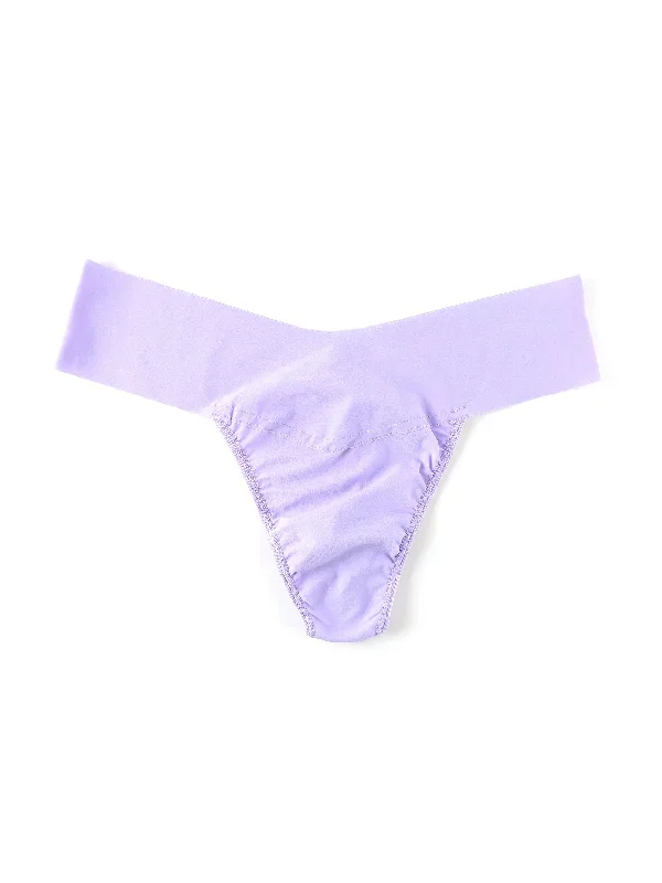 BreatheSoft Natural Rise Thong Wisteria Purple