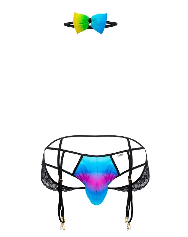 Candyman 99630 Colorful Garter Jockstrap