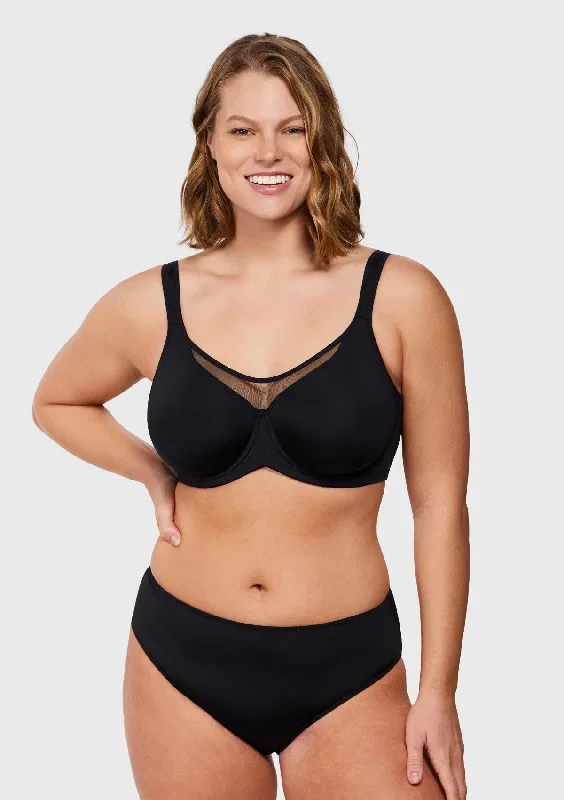 CoolComfort Smoothing Unlined Underwire Minimizer Bra