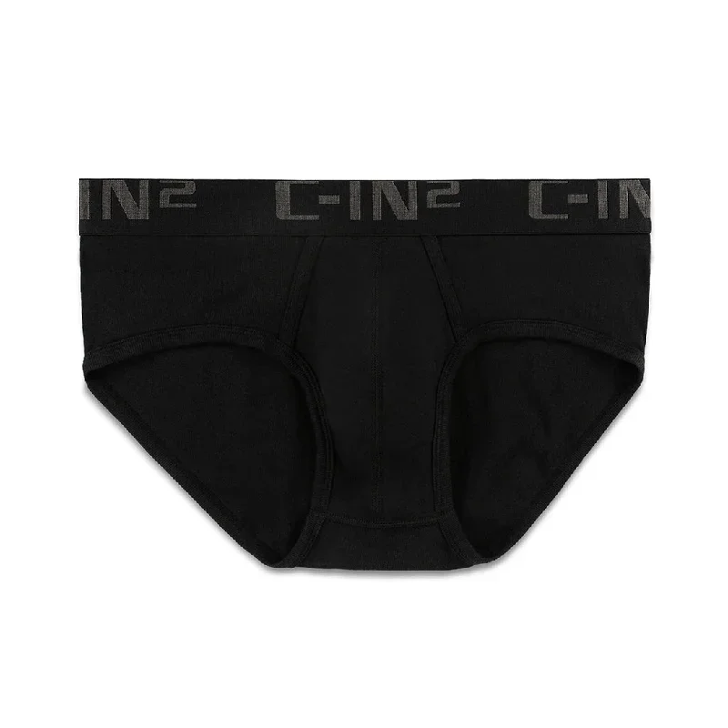 Core Mid Rise Brief Black