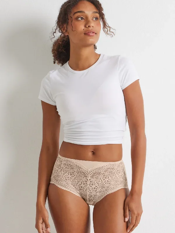 Daily Essentials Micro & Geo Lace Full Brief (465G)