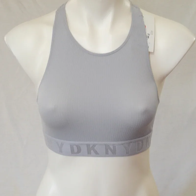 DKNY DK4023 Litewear Seamless Ribbed Crop Top Bralette SMALL