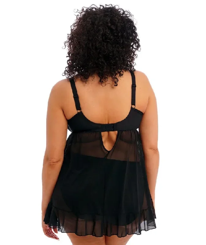 elomi-priya-underwired-babydoll-black