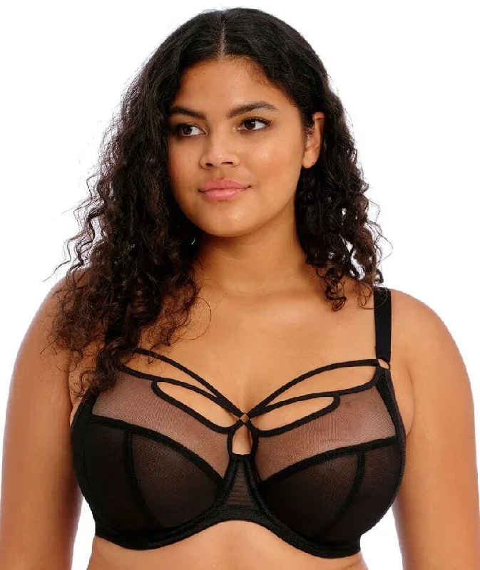 Elomi Sachi Underwired Plunge Bra - Black