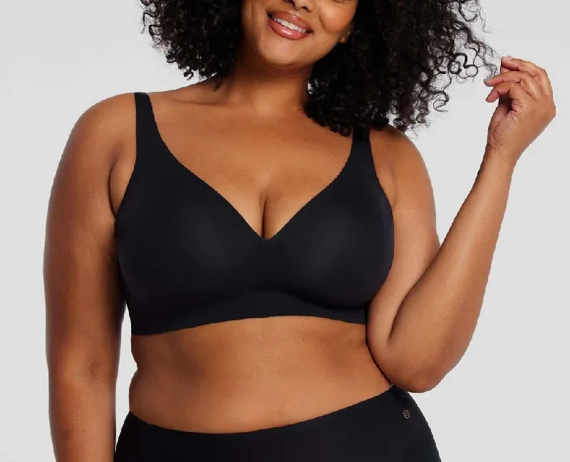 Evelyn & Bobbie Starlette Black Onyx Plunge No Wire Bra