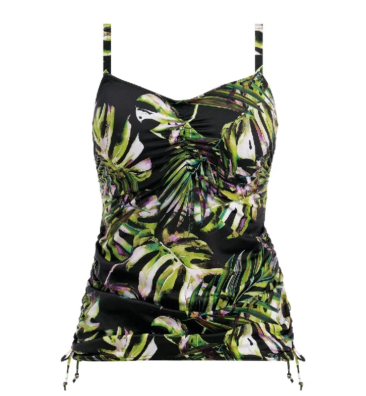 Fantasie Palm Valley Adjustable Sides Underwire Tankini (6764)- Black