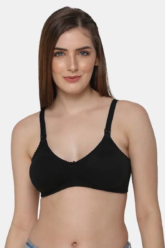 Medium Coverage Non-Wired Non-Padded Intimacy Feeding Bra - Nursing Bra - INT21