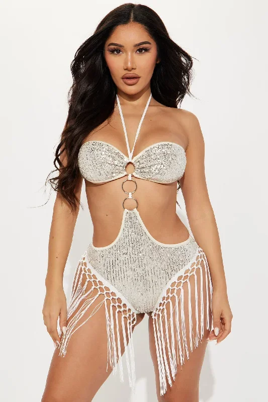 Festival Showgirl Bodysuit - Champagne