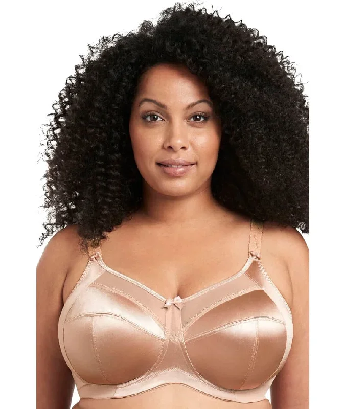 Goddess Keira Soft Cup Wire-Free Bra - Fawn