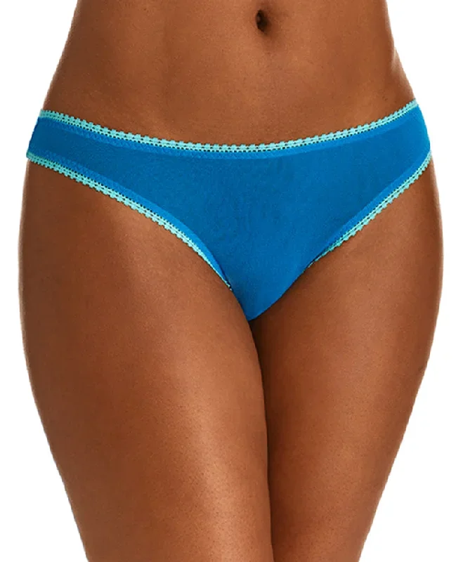 Gossamer Mesh Hip G Thong Underwear - Mykonos Blue