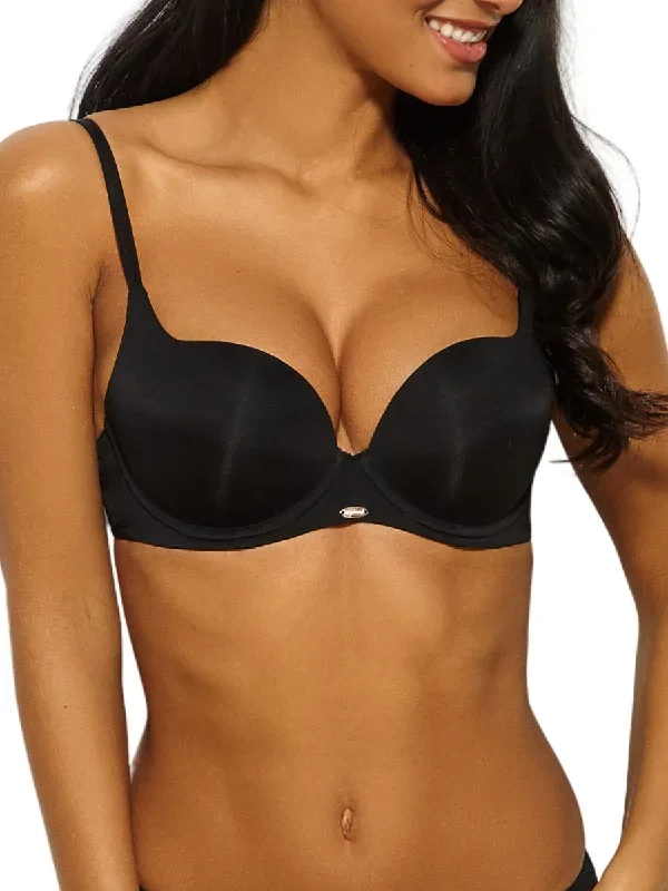 Boost Sweetheart Plunge Bra - Black