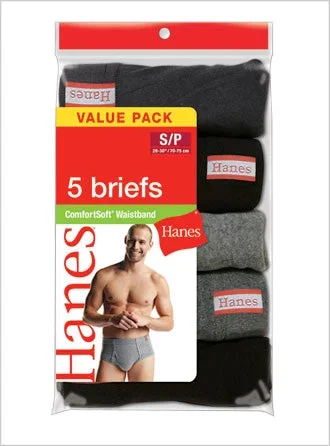 Hanes Big Men's Mid Rise Briefs 5pk