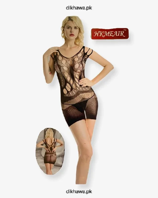 Hkmeair Khushi Print Sexy Net Bodystocking No 8017