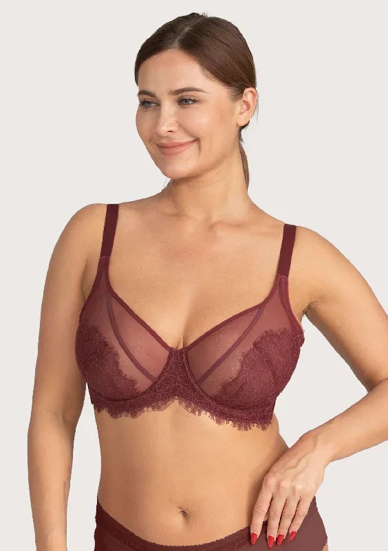 Eyelash Lace Underwire Bra