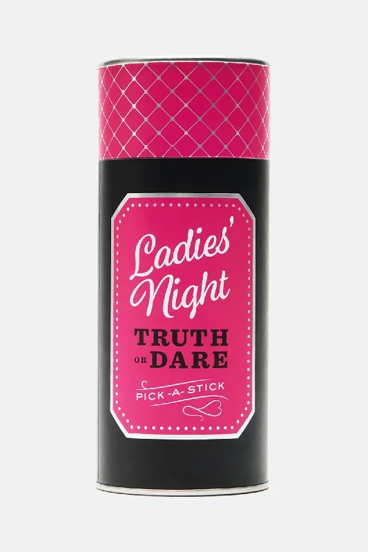 Ladies Night Truth Or Dare Game Set - Hot Pink/combo