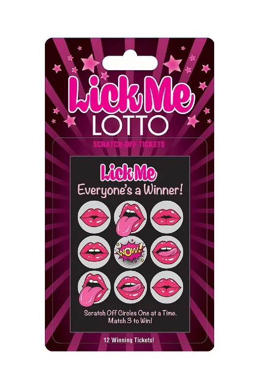 Lick Me Lotto Ticket Bedroom Accessory - Pink