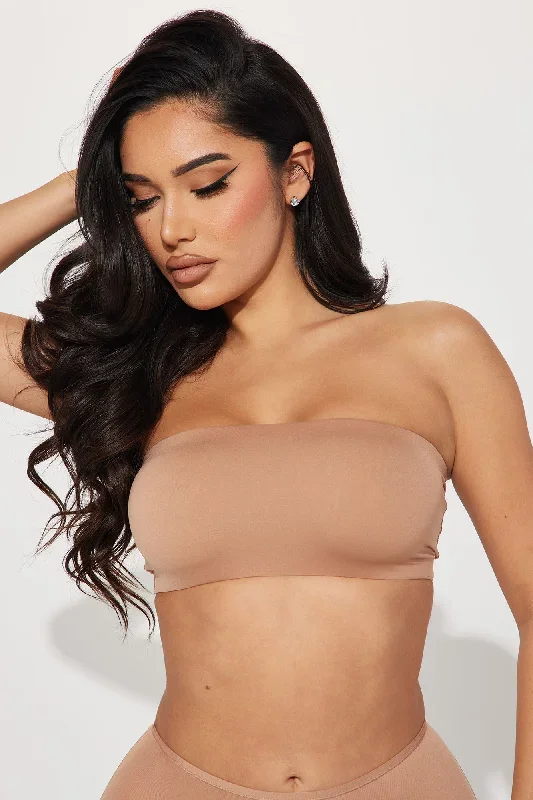 Light As A Feather Microfiber Bandeau - Nude