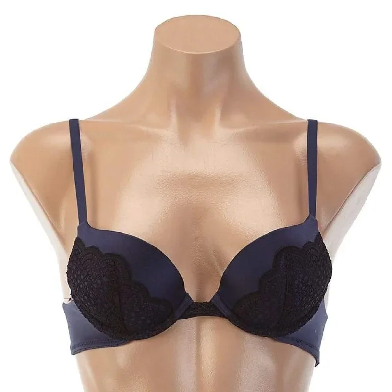 maidenform-dm9449-9449-lacy-demi-coverage-push-up-uw-bra-34d-navy-black-nwt