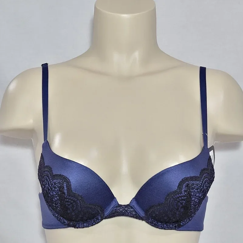 maidenform-dm9449-9449-lacy-demi-coverage-push-up-uw-bra-34d-navy-black-nwt