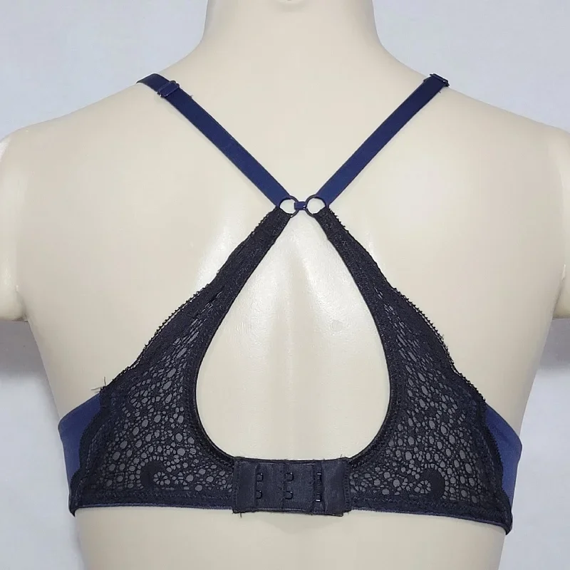 maidenform-dm9449-9449-lacy-demi-coverage-push-up-uw-bra-34d-navy-black-nwt