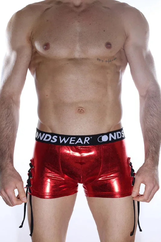 metallic-look-tie-side-mens-shorts