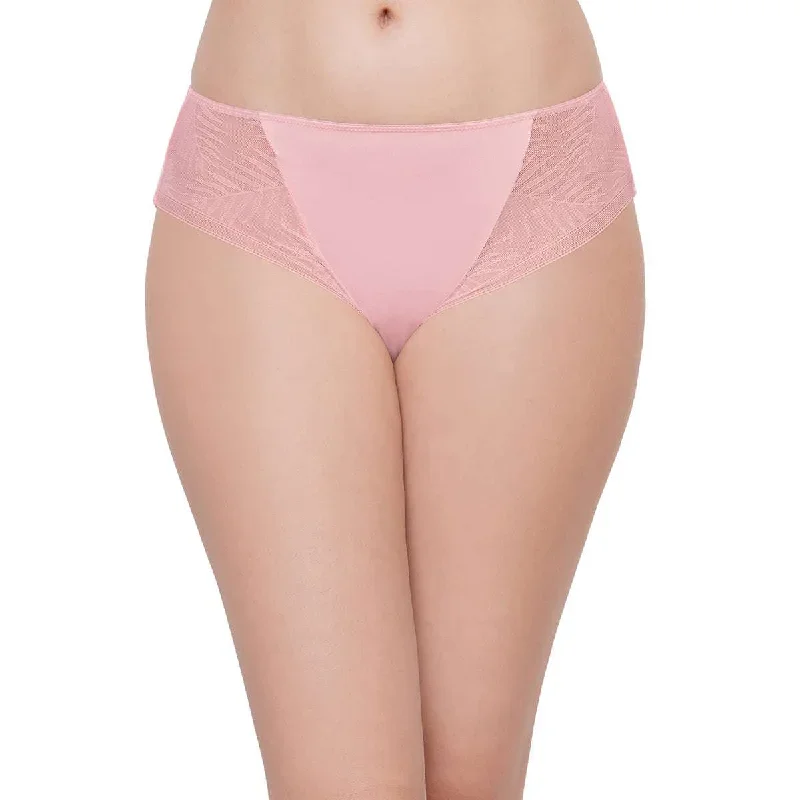 Paloma Medium Coverage Low Waist Hipster Panty - Pink