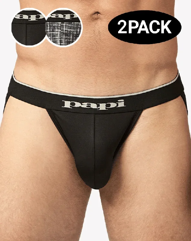 Papi Umpa049 Microflex Jockstrap Gray-texture