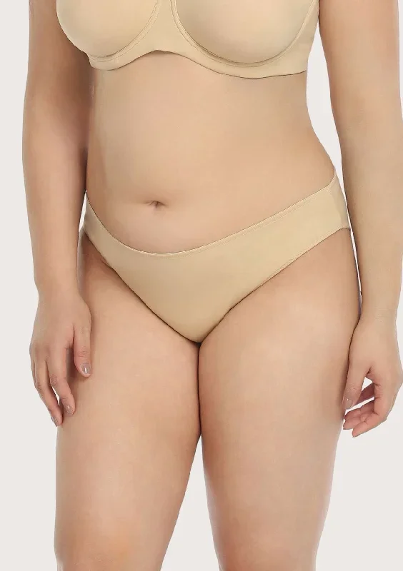 Patricia Smooth Classic Soft Beige Stretch Bikini Underwear