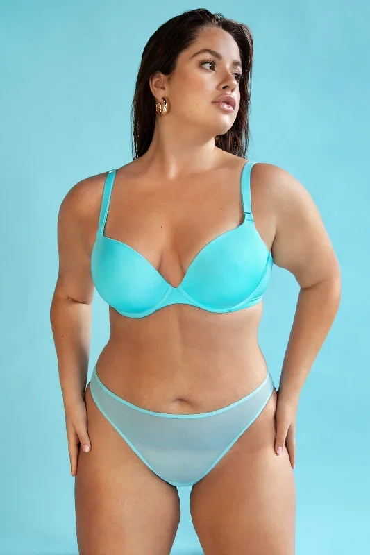 Perfect Push Up Bra | Aquamarine