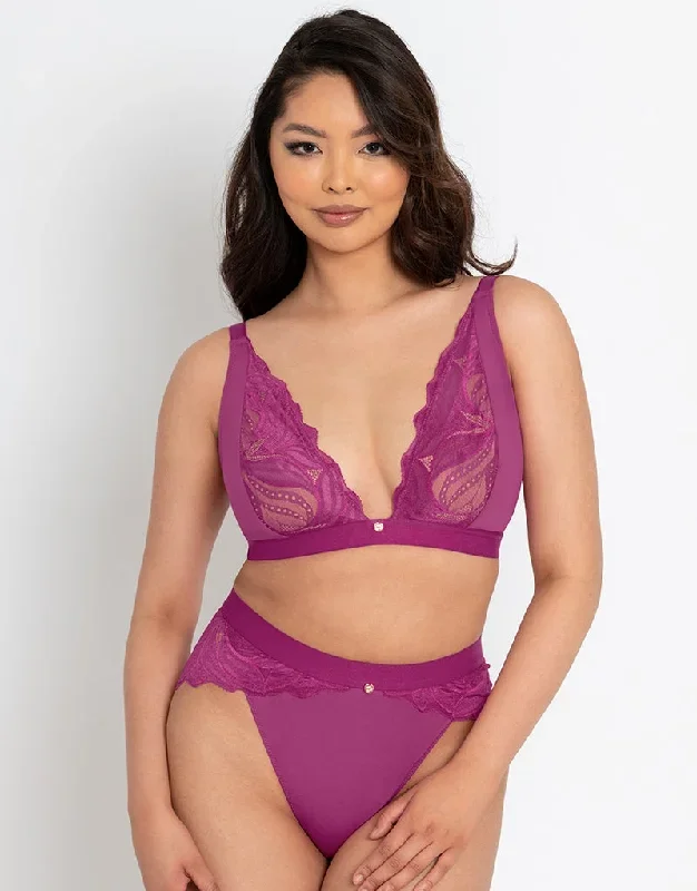 Scantilly Indulgence Bralette Orchid/Latte