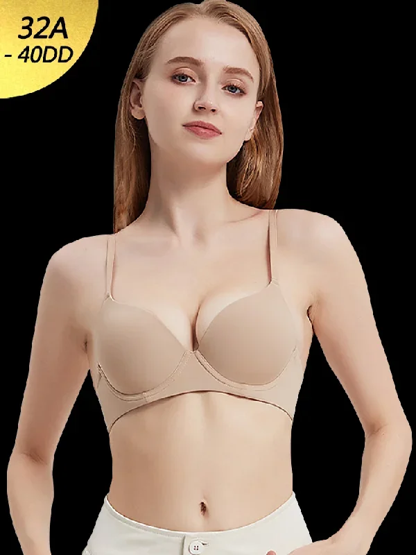 Seamless Push Up Underwire Bra for Women