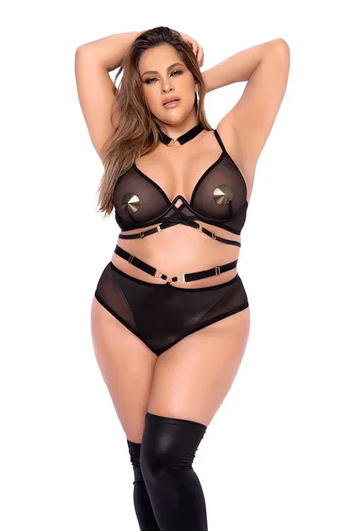 Super Mama Diva- Plus Size Bra Set