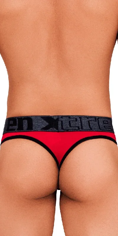 xtremen-91101-microfiber-thongs-red