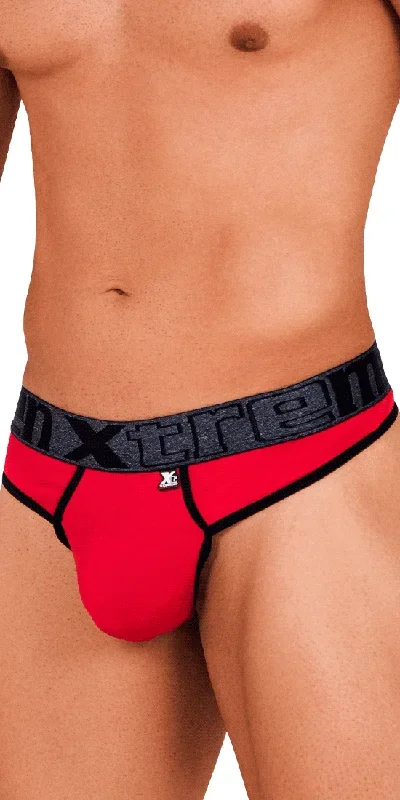 xtremen-91101-microfiber-thongs-red