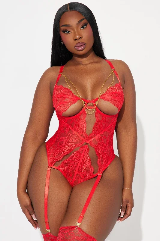 your-loss-lace-chain-bodysuit-teddy-red